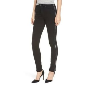 NWT Hudson High Rise Black Skinny Jeans